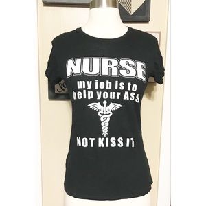 Big Logo Nurse Tee